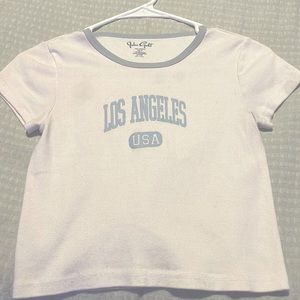 Cropped los angles john galt shirt